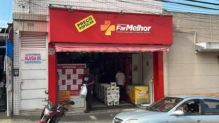 Fachada da Farmelhor Cangaíba em São Paulo